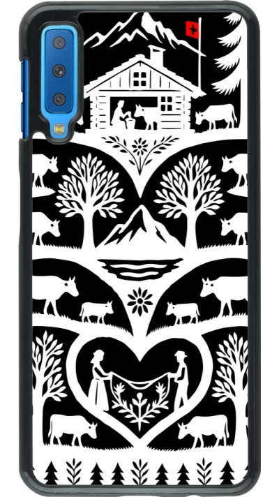 Samsung Galaxy A7 Case Hülle - Poya Schweiz 2 schwarz