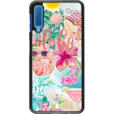 Coque Samsung Galaxy A7 - Preppy Collage Aloha