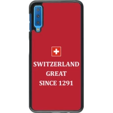Samsung Galaxy A7 Case Hülle - Switzerland Great Since 1291