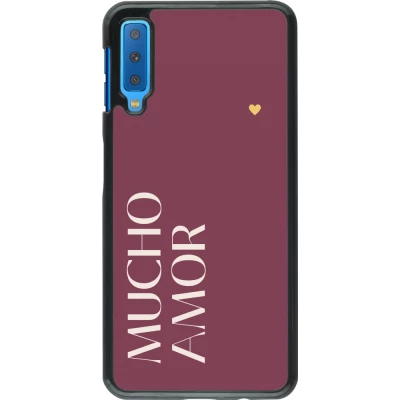 Coque Samsung Galaxy A7 - Valentine 2024 mucho amor rosado