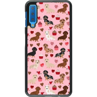 Coque Samsung Galaxy A7 - Valentine 2024 puppy love