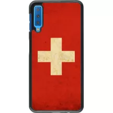 Coque Samsung Galaxy A7 - Vintage Flag SWISS