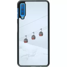 Samsung Galaxy A7 Case Hülle - Winter 22 ski lift