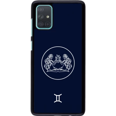 Samsung Galaxy A71 Case Hülle - Astrologie Zwillinge