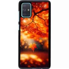 Coque Samsung Galaxy A71 - Automne Magique Orange