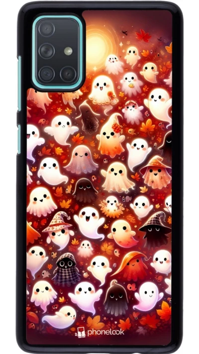 Samsung Galaxy A71 Case Hülle - Gespenster Herbst niedlich
