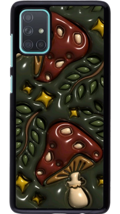 Coque Samsung Galaxy A71 - Autumn 26 3D mushrooms