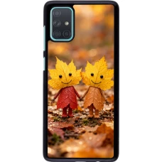 Coque Samsung Galaxy A71 - Autumn 26 Couple of leaves