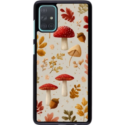 Coque Samsung Galaxy A71 - Autumn 26 Mushrooms and leaves