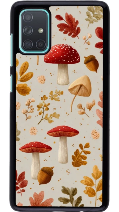 Coque Samsung Galaxy A71 - Autumn 26 Mushrooms and leaves