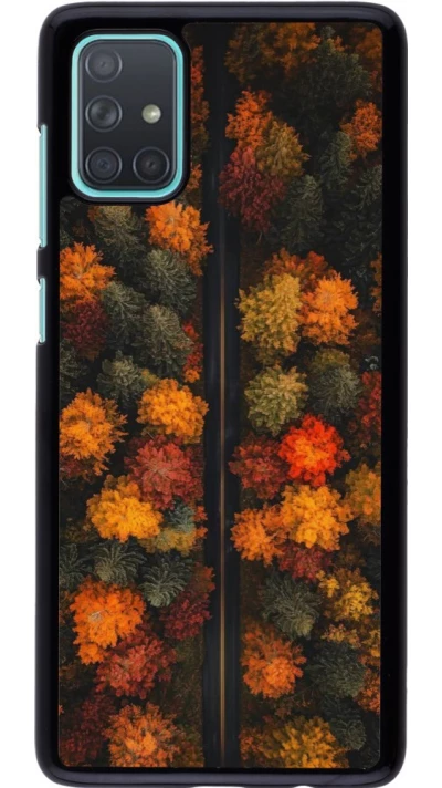 Coque Samsung Galaxy A71 - Autumn 26 Road in autumn