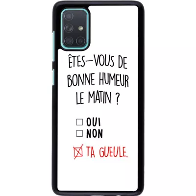 Coque Samsung Galaxy A71 - Bonne humeur matin