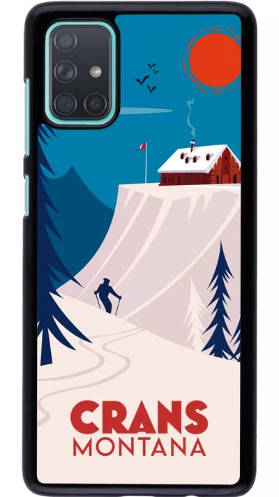Samsung Galaxy A71 Case Hülle - Crans-Montana Cabane