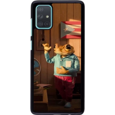 Samsung Galaxy A71 Case Hülle - Dancing frog DTMF
