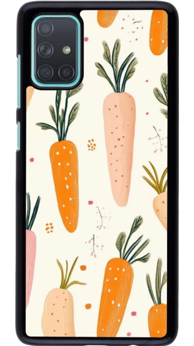 Samsung Galaxy A71 Case Hülle - Easter 2026 Illustration carrots