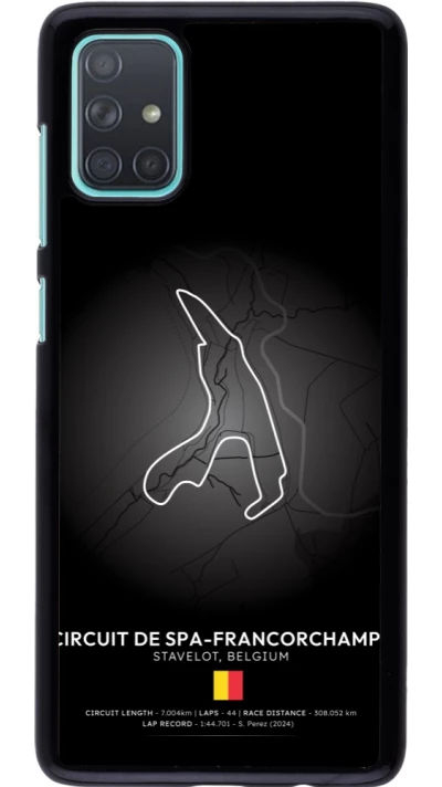 Samsung Galaxy A71 Case Hülle - F1 Track 2025 Belgium