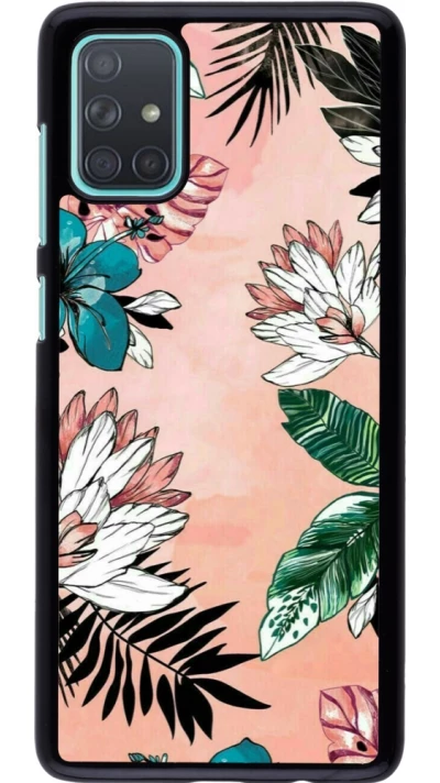 Samsung Galaxy A71 Case Hülle - Flowers Artprint