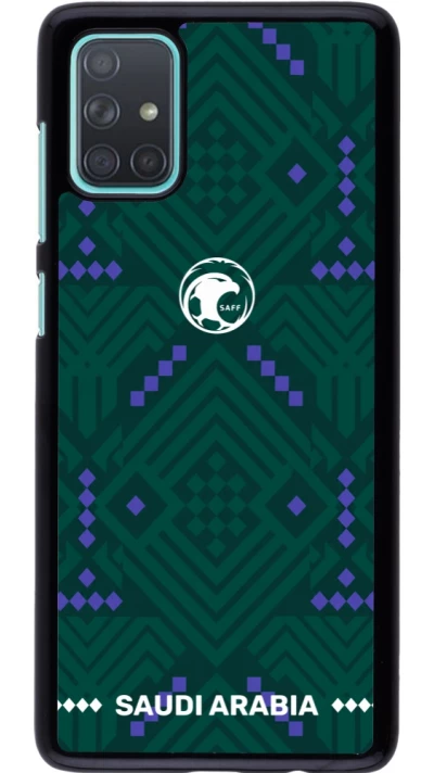 Samsung Galaxy A71 Case Hülle - Saudi Arabien 2026 personalisierbares Fussballtrikot