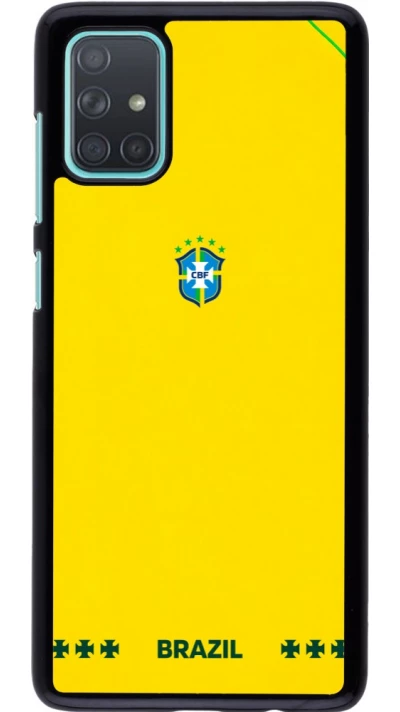 Coque Samsung Galaxy A71 - Maillot de football Bresil 2026 personnalisable