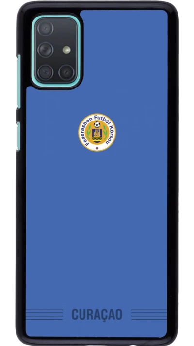 Samsung Galaxy A71 Case Hülle - Curaçao 2026 personalisierbares Fussballtrikot