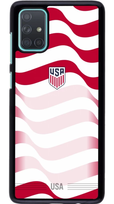 Samsung Galaxy A71 Case Hülle - Vereinigten Staaten 2026 personalisierbares Fussballtrikot