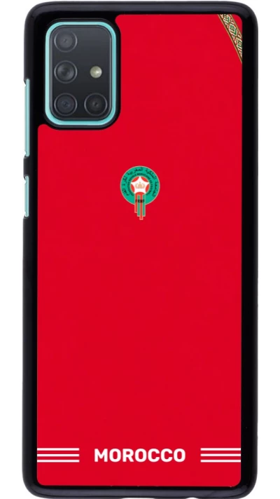Samsung Galaxy A71 Case Hülle - Marokko 2026 personalisierbares Fussballtrikot
