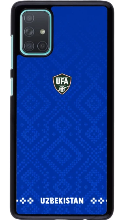 Samsung Galaxy A71 Case Hülle - Usbekistan 2026 personalisierbares Fussballtrikot