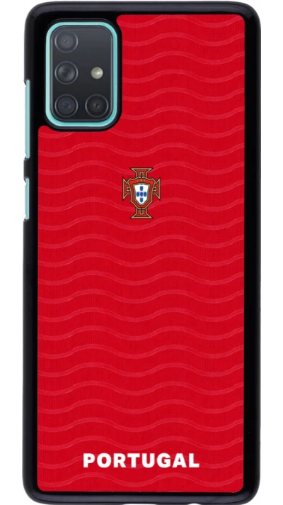 Samsung Galaxy A71 Case Hülle - Portugal 2026 personalisierbares Fussballtrikot
