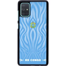 Samsung Galaxy A71 Case Hülle - Demokratische Republik Kongo 2026 personalisierbares Fussballtrikot
