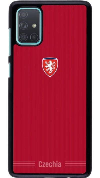Samsung Galaxy A71 Case Hülle - Tschechische Republik 2026 personalisierbares Fussballtrikot