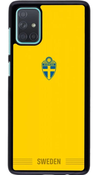 Samsung Galaxy A71 Case Hülle - Schweden 2026 personalisierbares Fussballtrikot