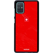 Samsung Galaxy A71 Case Hülle - Schweiz 2026 personalisierbares Fussballtrikot