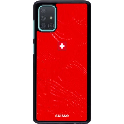 Coque Samsung Galaxy A71 - Maillot de football Suisse 2026 personnalisable