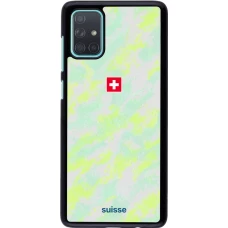 Samsung Galaxy A71 Case Hülle - Schweiz Away 2026 personalisierbares Fussballtrikot
