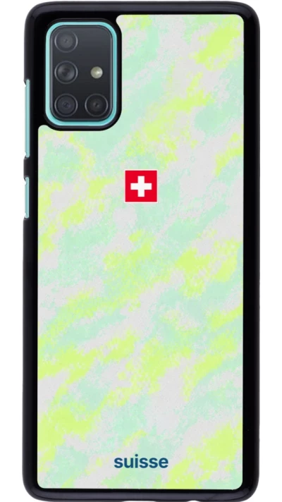 Samsung Galaxy A71 Case Hülle - Schweiz Away 2026 personalisierbares Fussballtrikot