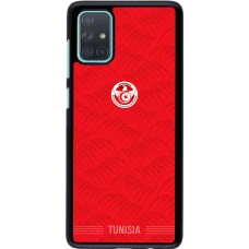 Samsung Galaxy A71 Case Hülle - Tunesien 2026 personalisierbares Fussballtrikot