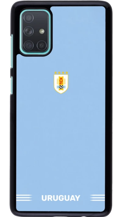 Samsung Galaxy A71 Case Hülle - Uruguay 2026 personalisierbares Fussballtrikot