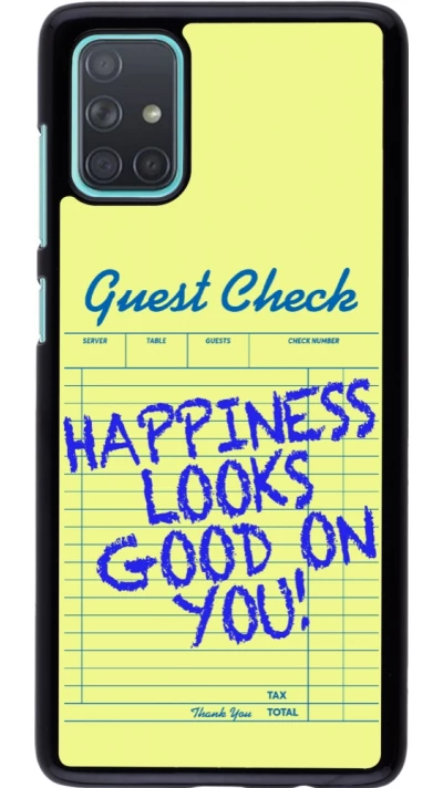 Samsung Galaxy A71 Case Hülle - Guest check 2026