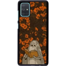 Samsung Galaxy A71 Case Hülle - Halloween 2026 Ghost reading