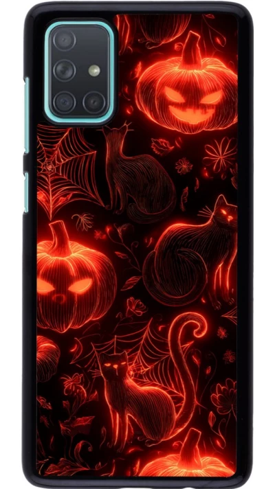 Samsung Galaxy A71 Case Hülle - Halloween 2026 Pattern Halloween