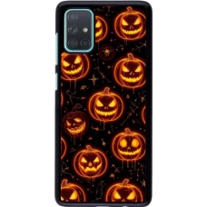Samsung Galaxy A71 Case Hülle - Halloween 2026 Pattern Pumpkins