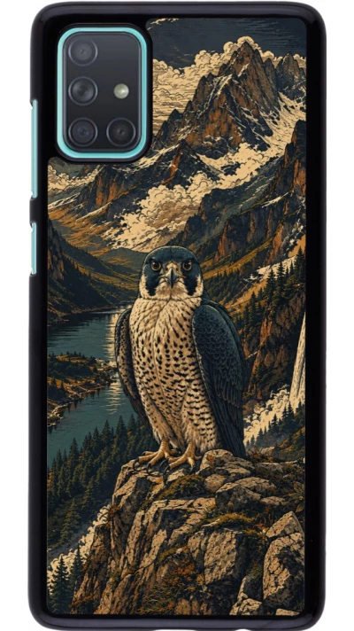 Coque Samsung Galaxy A71 - Linocut Faucun pèlerin