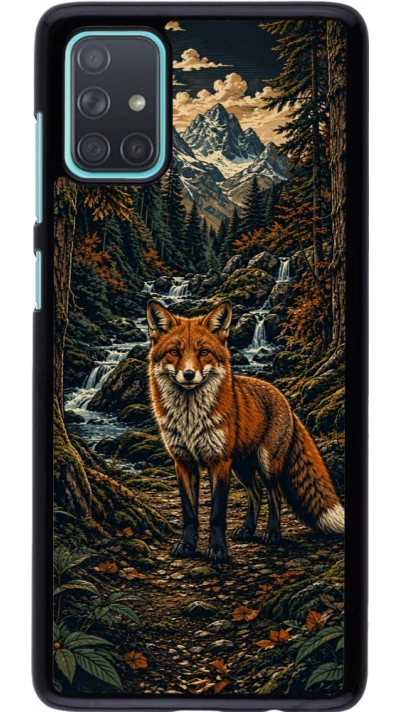 Coque Samsung Galaxy A71 - Linocut Renard