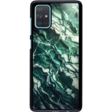 Coque Samsung Galaxy A71 - Marbre vert majestueux