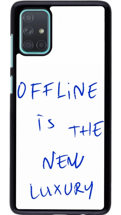 Samsung Galaxy A71 Case Hülle - Offline is the new luxury