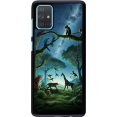 Samsung Galaxy A71 Case Hülle - Paradies der exotischen Tiere