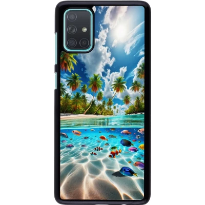 Samsung Galaxy A71 Case Hülle - Strandparadies