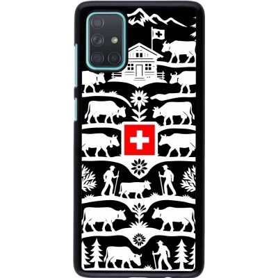 Samsung Galaxy A71 Case Hülle - Poya Schweiz 3 schwarz