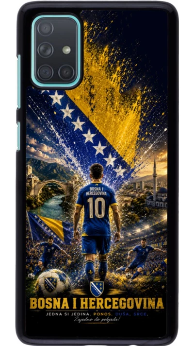 Samsung Galaxy A71 Case Hülle - Fussball Bosnien und Herzegowina splash 2026