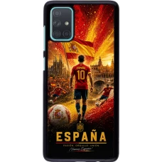 Samsung Galaxy A71 Case Hülle - Fussball Espanien splash 2026